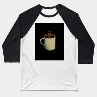 Space Coffee Baseball T-Shirt